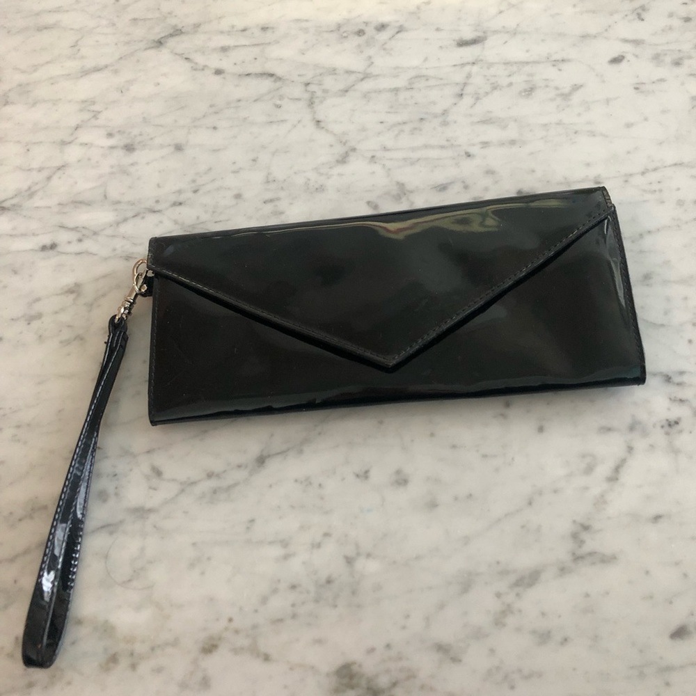 Marc Jacobs patent leather wallet clutch